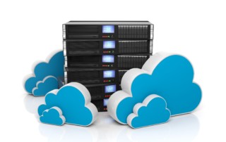 Server Rack and Cloud Services Image - Migrate On Premise Microsoft SharePoint to Office365, let go of servers