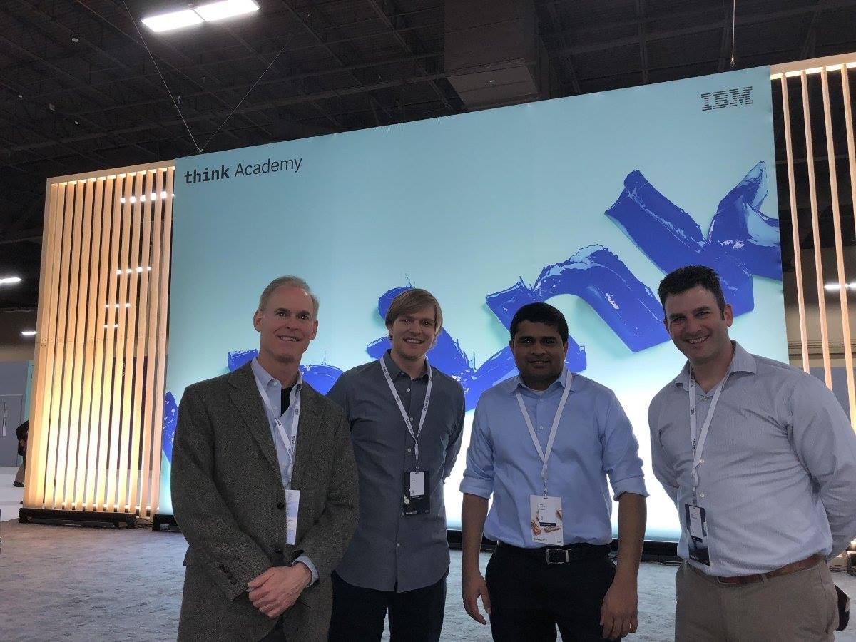 Chateaux Leadership at IBM Think 2018: Ken Zimmerman, Tyler Bisset, Vijay Rathna, Nick Kammerman