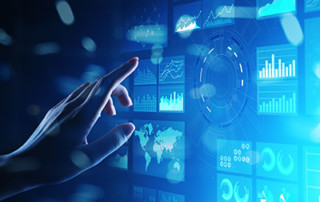 Example of a data dashboard visualization to help you analyze your business data